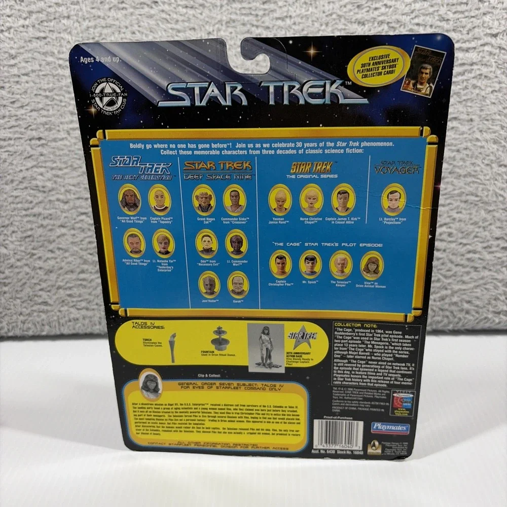 VINTAGE 1996 Playmates Star Trek: Vina Orion Animal Woman 30th Anniversary